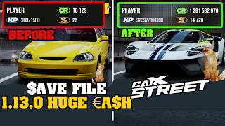 Carx Street v1.13 100% complete SAVE FILE Guide