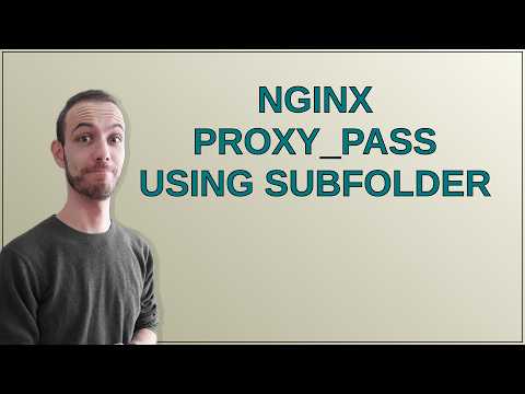 nginx proxy_pass using subfolder