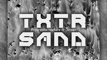 Actiondyne Procreate Assets - TXTR-SAND