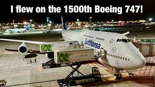 I flew on the 1500th Boeing 747!
