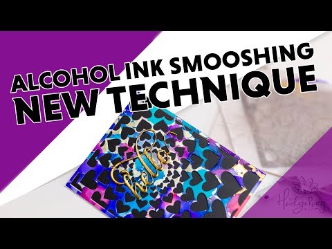 Alcohol Ink Smooshing Die Cutting Yupo Foiling Alcohol Ink GIVEAWAY Save The Crafty YouTuber