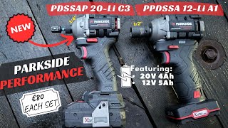 Day in the life: NEW Parkside Performance PDSSAP C3 20-Li vs PPDSSA A1 12-Li 4Ah vs 5Ah tool review