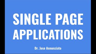 W2 2 3 Introduction to Single Page Applications