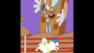 Pizza Tower - Pumpin’ Hot Stuff The Noise - Boss Fight Animation  shorts (2/4)