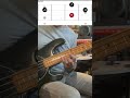 Chord   Arpeggio Bass Guitar Exercise (Melodic Minor)