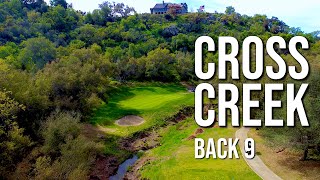 TARGET GOLF @ Cross Creek GC | BACK 9 Course Vlog with Flyovers screenshot 2