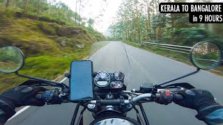 SOLO RIDE FROM KERALA TO BANGALORE  Himalayan BS6