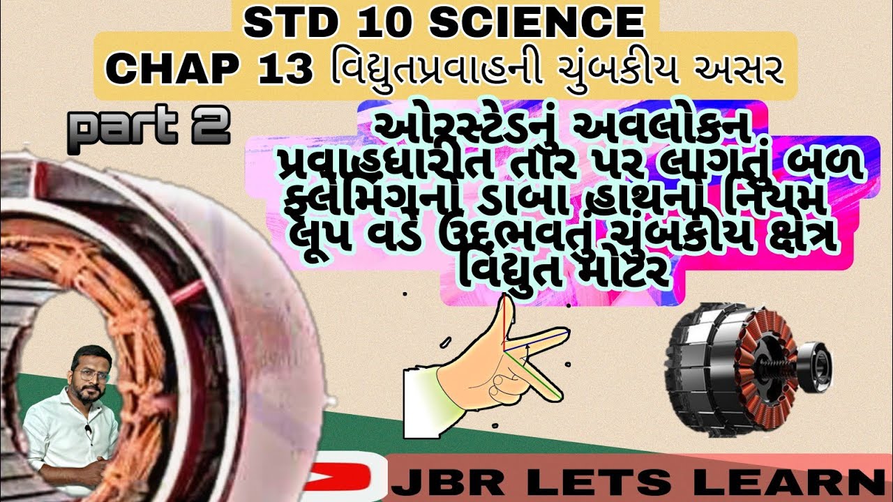 ncert||science||std10||chap13||વિદ્યુતપ્રવાહની ચુંબકીય અસર ||part2