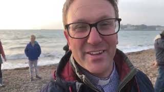 Easter Greetings from Weymouth Beach - by Rev Tom Coopey, St John's Church - 17 April 2022