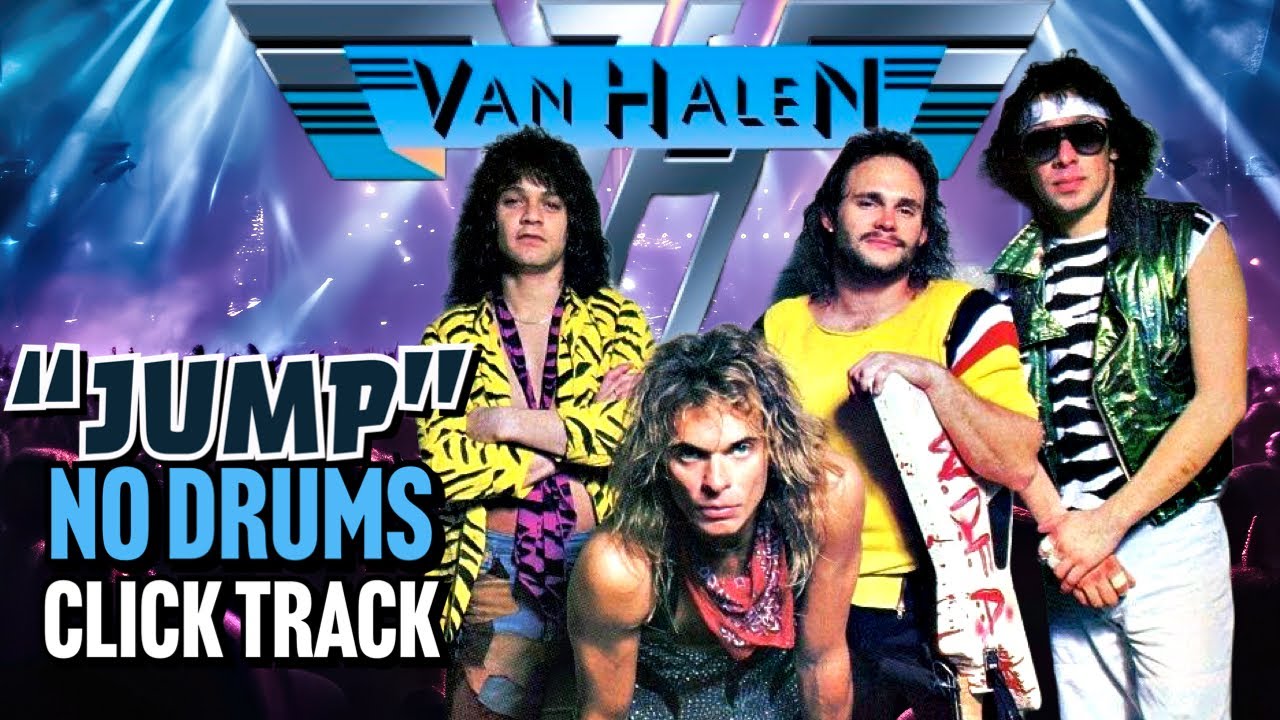 “Jump” Van Halen No Drums with Click Track | Drumless with Metronome