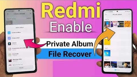How to view private album photo video in Redmi 2023 | private album not show in gallery