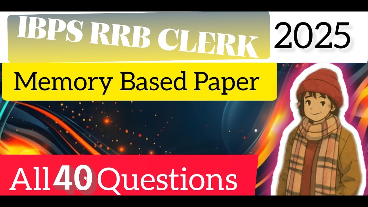 Memory Based Paper | IBPS RRB Clerk 2020 | Full Set Solved | Bank Exam ...