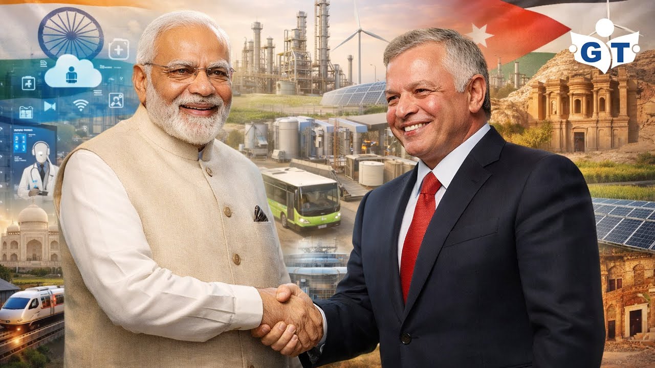 India-Jordan Trade Target Set at ₹45,000 Crore | GT ISL