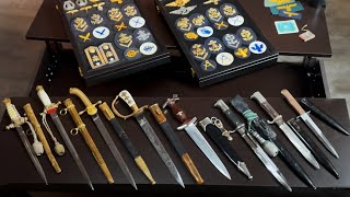 картинка: Редкая коллекция морских знаков и оружия!