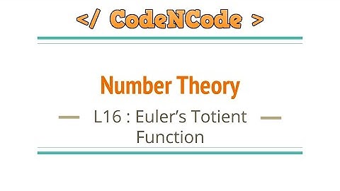 L16 : Euler