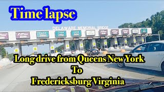 Driving from New York to Virginia. (time lapse) Gopro hero 8