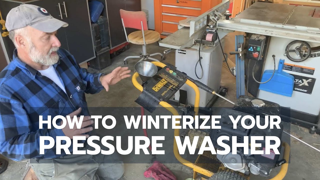 How To Winterize A Pressure Washer Fast