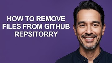 How to Remove Files From Github Repsitorry - KevinHowTo