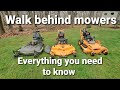 Everything you need to know about fall walk behind mowers