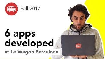 6 apps developed at Le Wagon Barcelona Coding Bootcamp - Batch #113