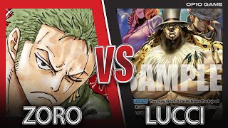 [OP10] Zoro vs Lucci Play Testing One Piece TCG Game 1