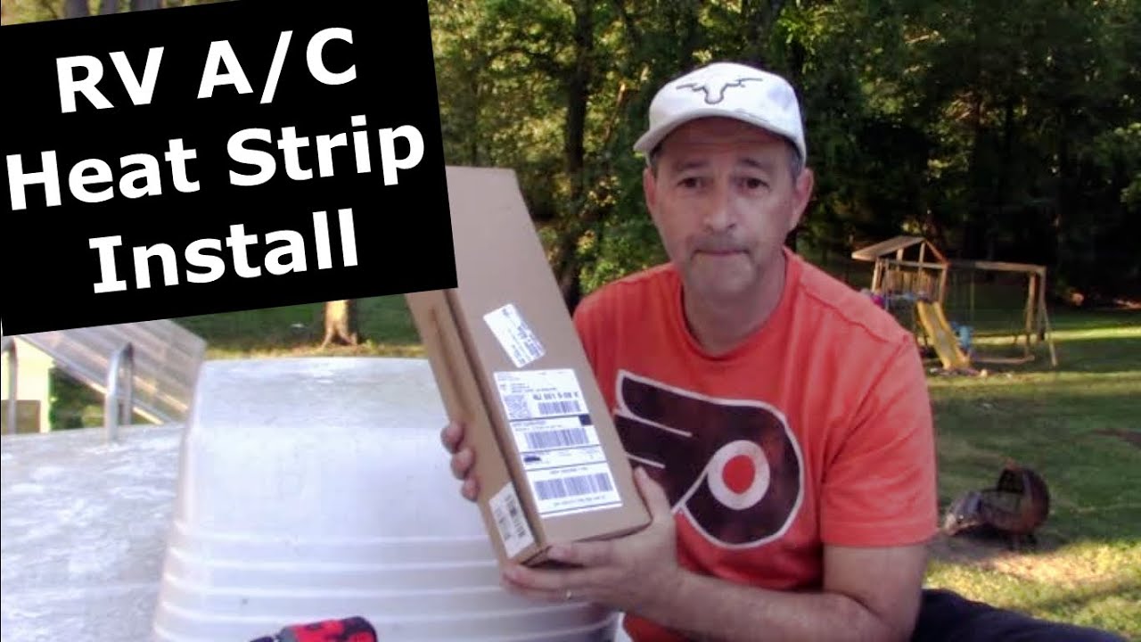RV Rooftop HEAT STRIP Heater Plugin Install & Review Advent Air