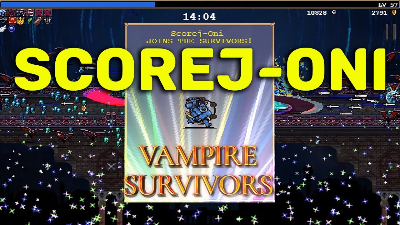 Vampire Survivors - Unlocking Scorej-Oni - DLC and Patch 1.2.120