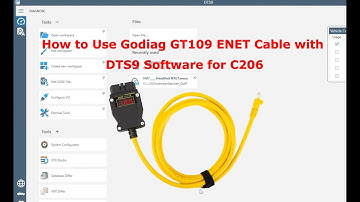 GODIAG GT109 DOIP-ENET Cable work well with DTS9 9.02 Software for Benz C206- EOBDTool.co.uk