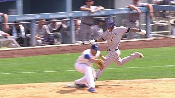 COL@LAD: Dodgers challenge safe call at first in 7th