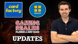 Gaming Realms, Card Factory & Greggs Stock Updates!