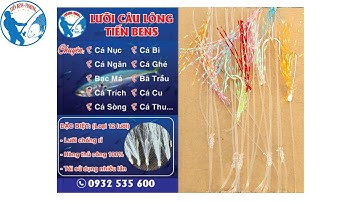 Lưỡi Câu Lông Câu Cá Biển Siêu Nhạy - Hàng Thủ Công 100% | Tiến Bens - Fishing | 4K