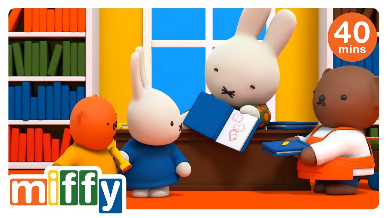 Miffy at the Library | Miffy | Cartoons for kids