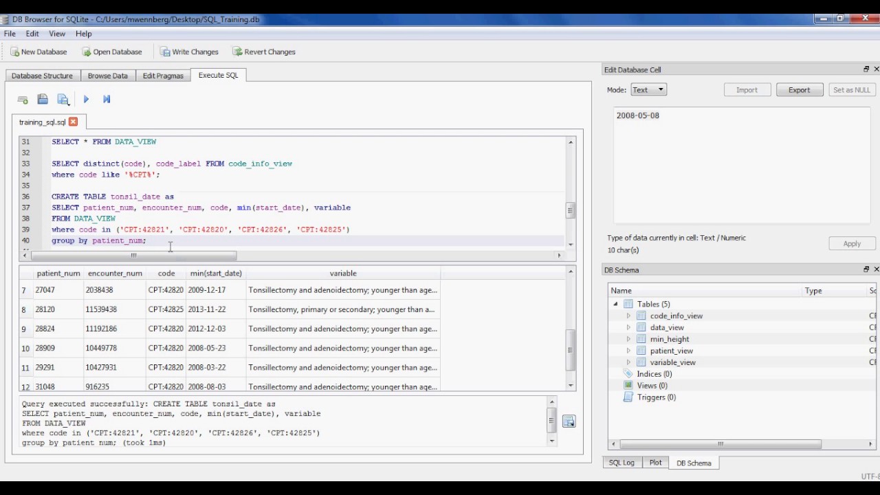 Transform HERON Data with SQL - 2 - YouTube
