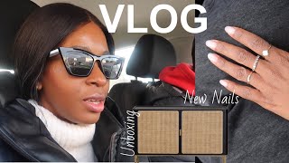 VLOG| SKLUM Unboxing Furniture & Getting Brand New Nails...A Day in My Life