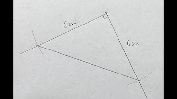 Tracer un triangle rectangle isocèle  (CM1 - CM2 - collège)