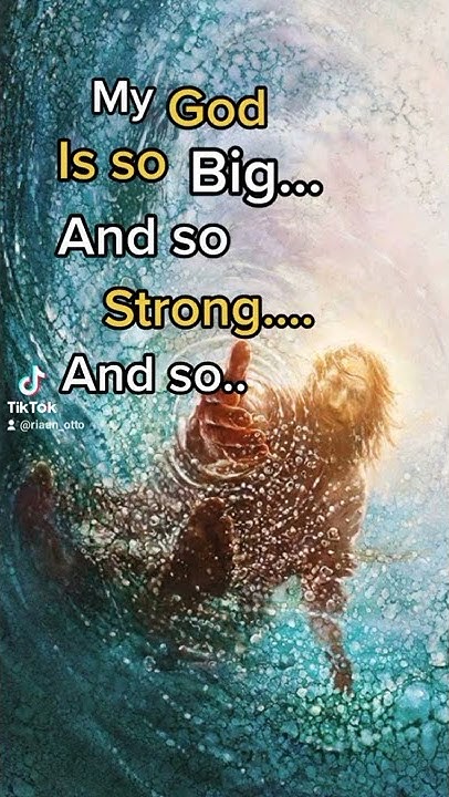 My God Is So Strong And So Mighty My God is so big,and so strong and so mighty - YouTube