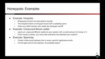[Networking8, Video 17] Honeypots