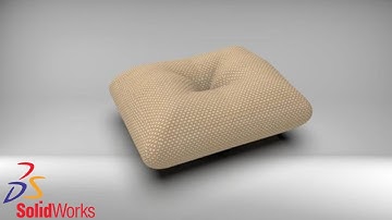 Solidworks Tutorials # 34 How to Make a  Pillow Design in Solidworks BY SOLIDWORKS_EASY_DESIGN.