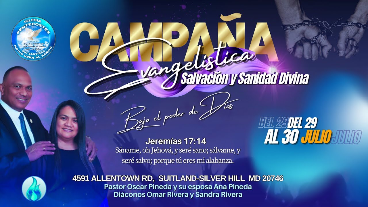 INTRO LIVE🔴 Spot Campaña Evangelistica Wilmer Liendo, Anunció y Voz