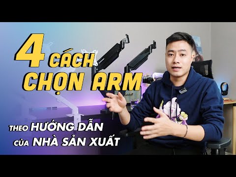 4 Cách chọn Giá treo màn hình ARM theo hướng dẫn của nhà sản xuất