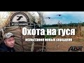 Охота на гуся, испытания новых скрадков