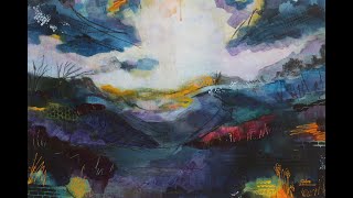 Lone Moor. Creation of semi-abstract painting