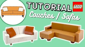 Easy LEGO Couch Builds! Tutorial