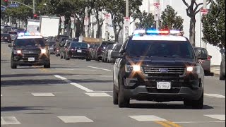 LAPD Hollywood Units Responding x2