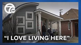 Woman living in tiny home claims her eviction is rooted in retaliation