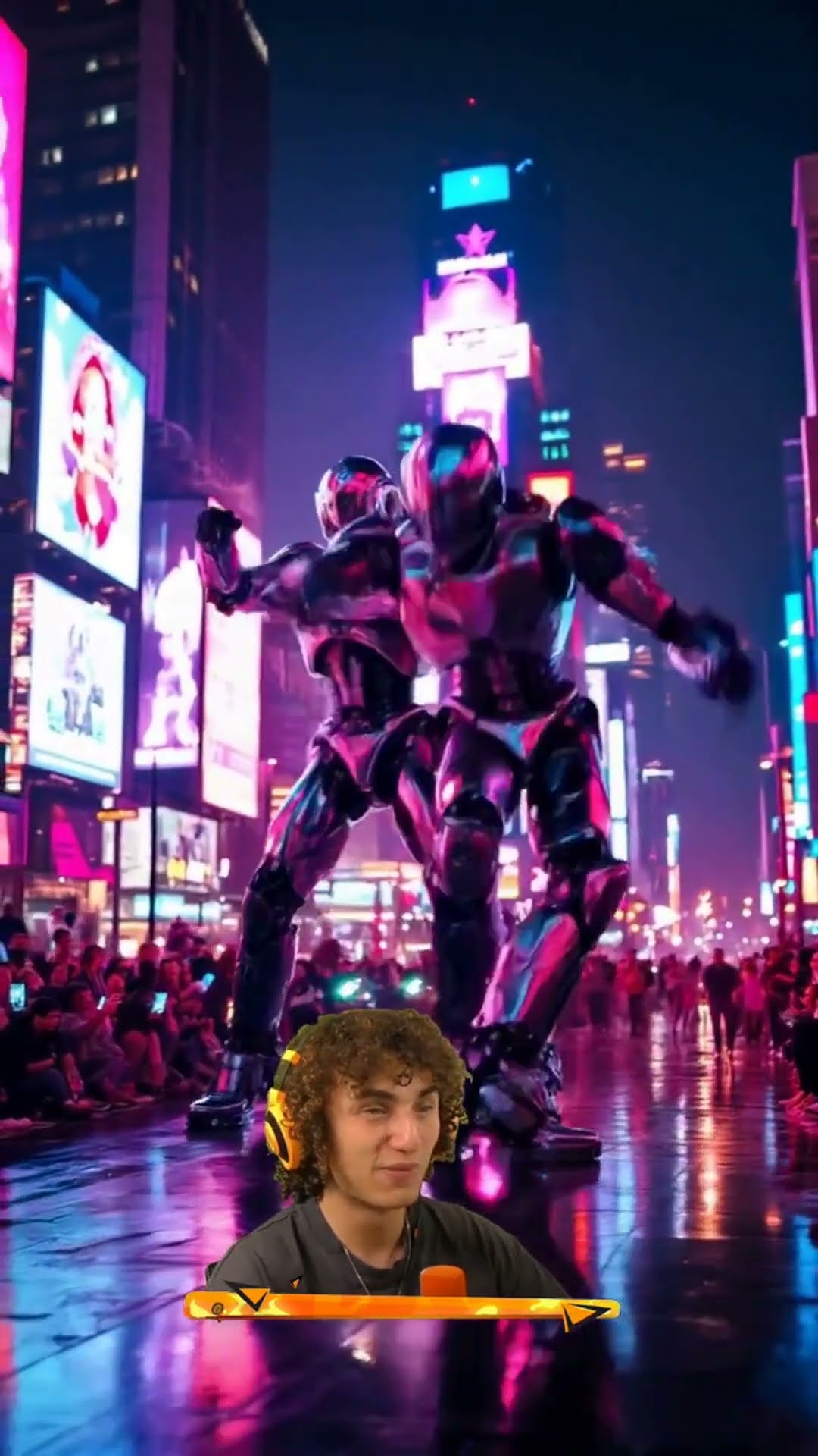 BREAKDANCING Robots in Times Square!?