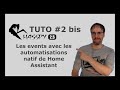 Tuto 2 bis rhasspy  les events rhasspy avec les automatisations natif de home assistant