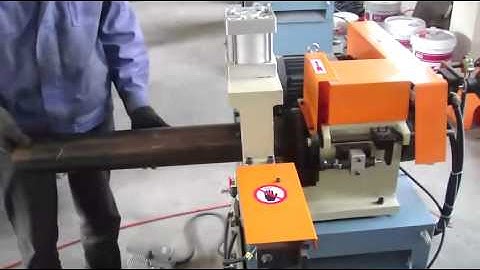 Manual single head pipe bar tube rod beveling deburring chamfering machine beveler deburrer LDJ-50