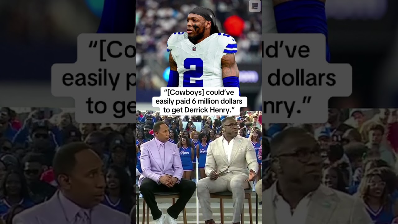 Shannon Sharpe is not impressed with the Cowboys’ run game 😬 