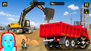 Road construction simulator || Road construction game 2022 || Road construction Android game screenshot 5